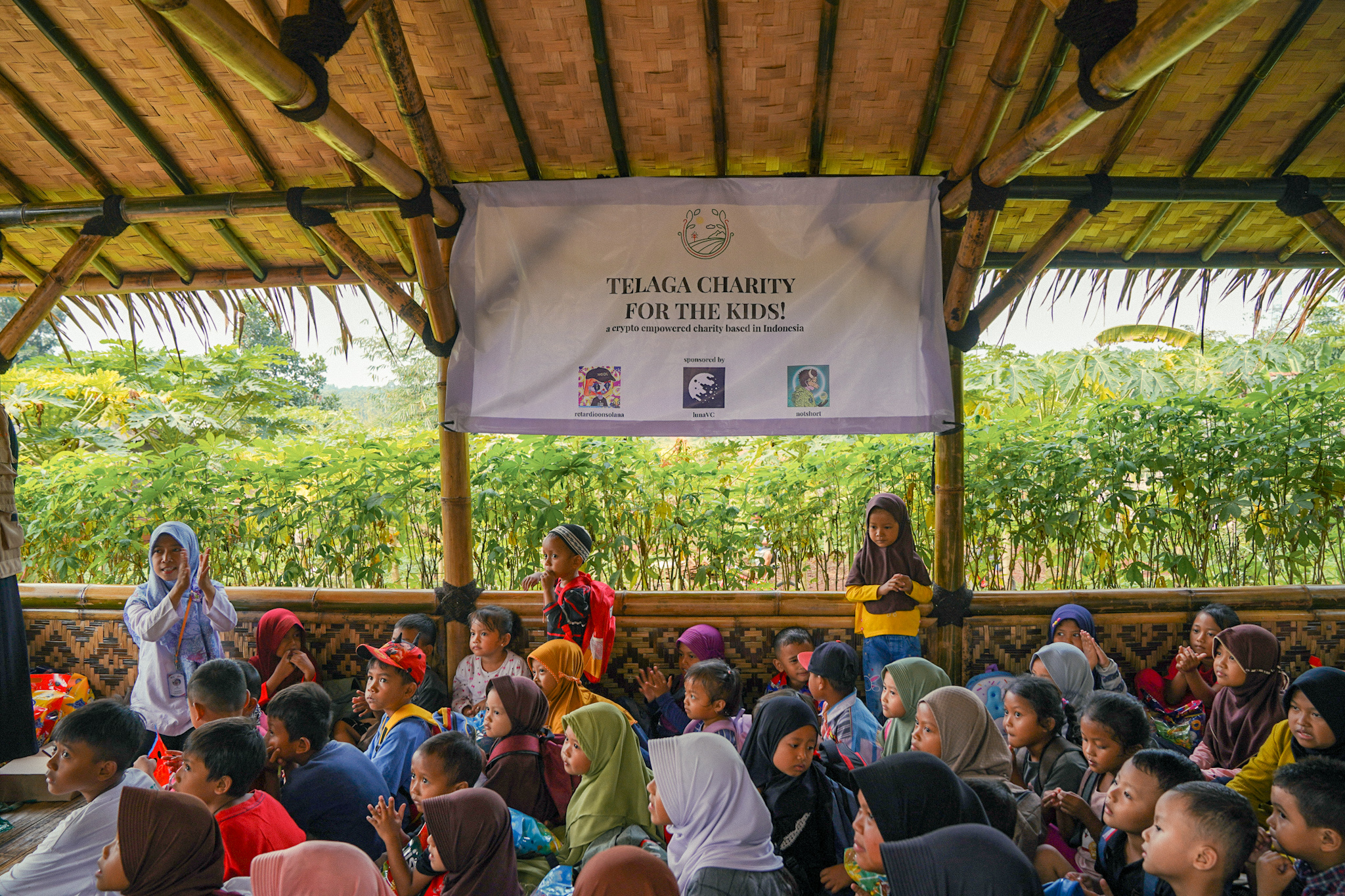 Telaga Charity For The Kids event in Indonesia